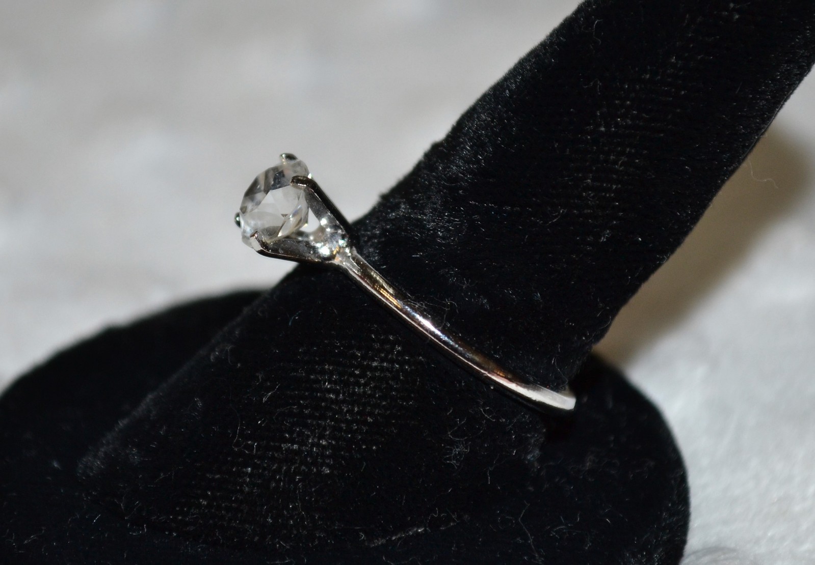 Designing Women Jewelry Prop Faux Diamond Ring w/ COA