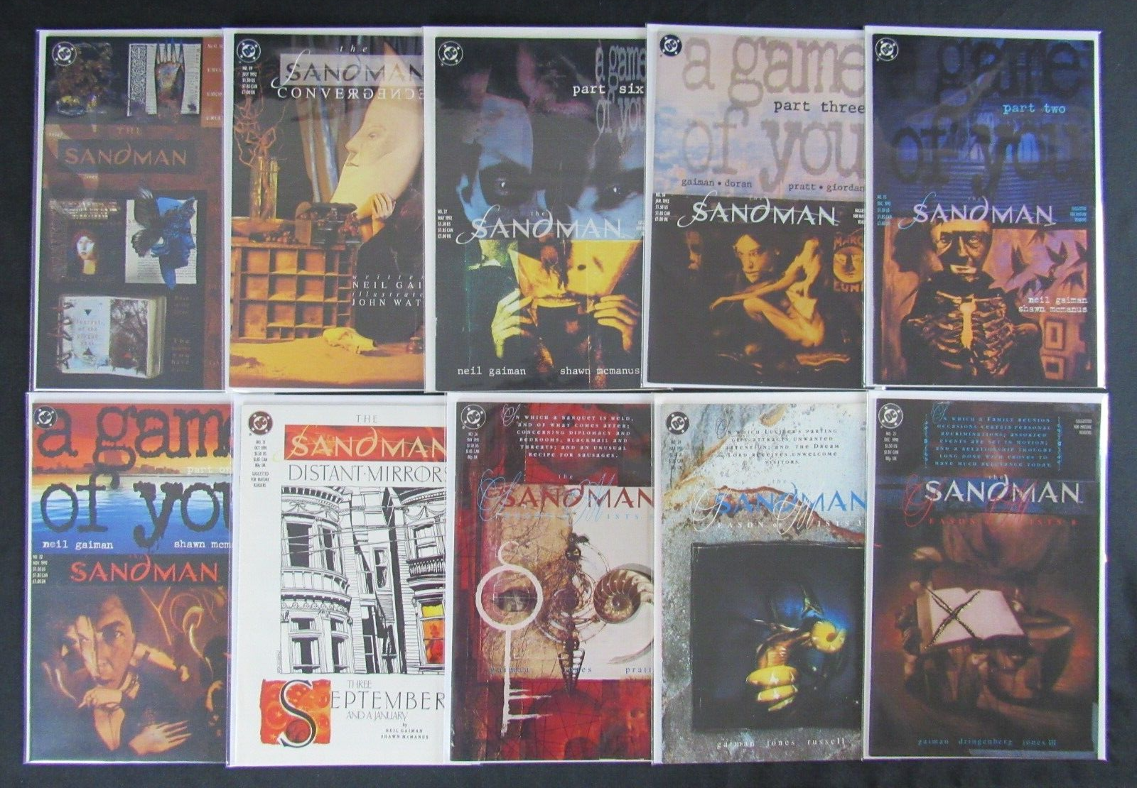Sandman (1988, DC Vertigo) Lot #21 24 26 31 32 33 34 37 39