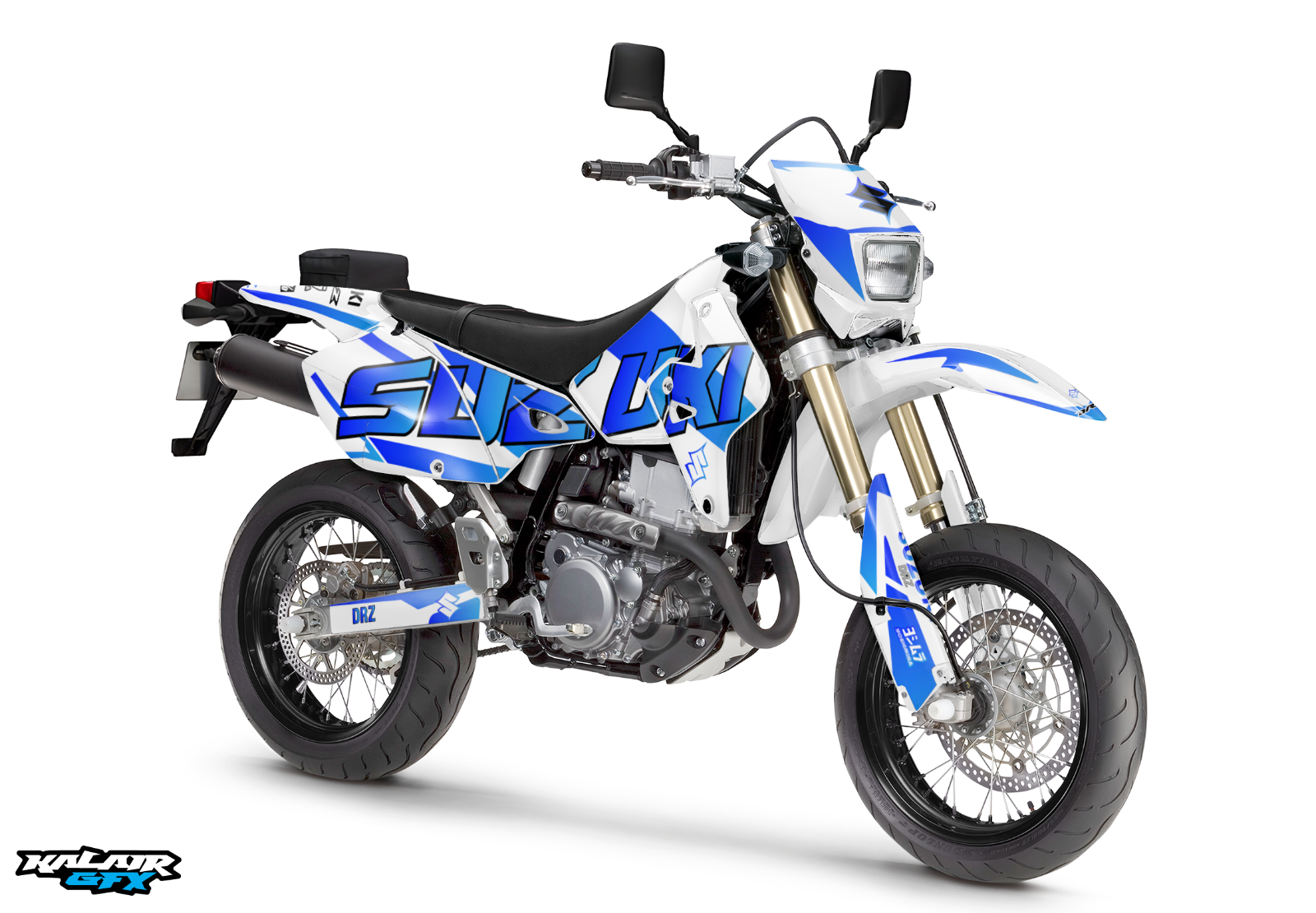 SUZUKI DRZ400SM純正シート 青ストラップ付き goobike】バイクカタログ：スズキ DR－Z400SM｜SUZUKI
