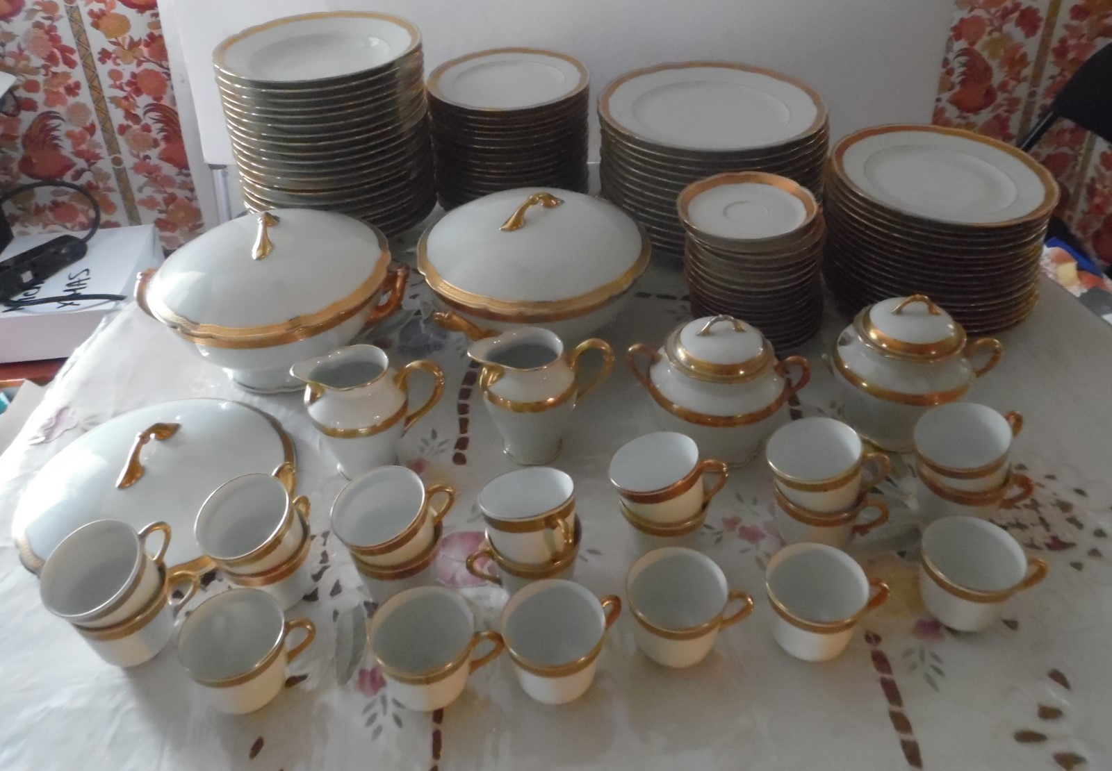 B&C Limoges France Dinnerware Set