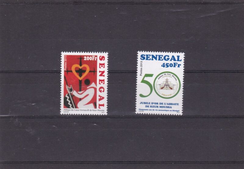 Senegal mnh set abbaye de keur moussa 2013