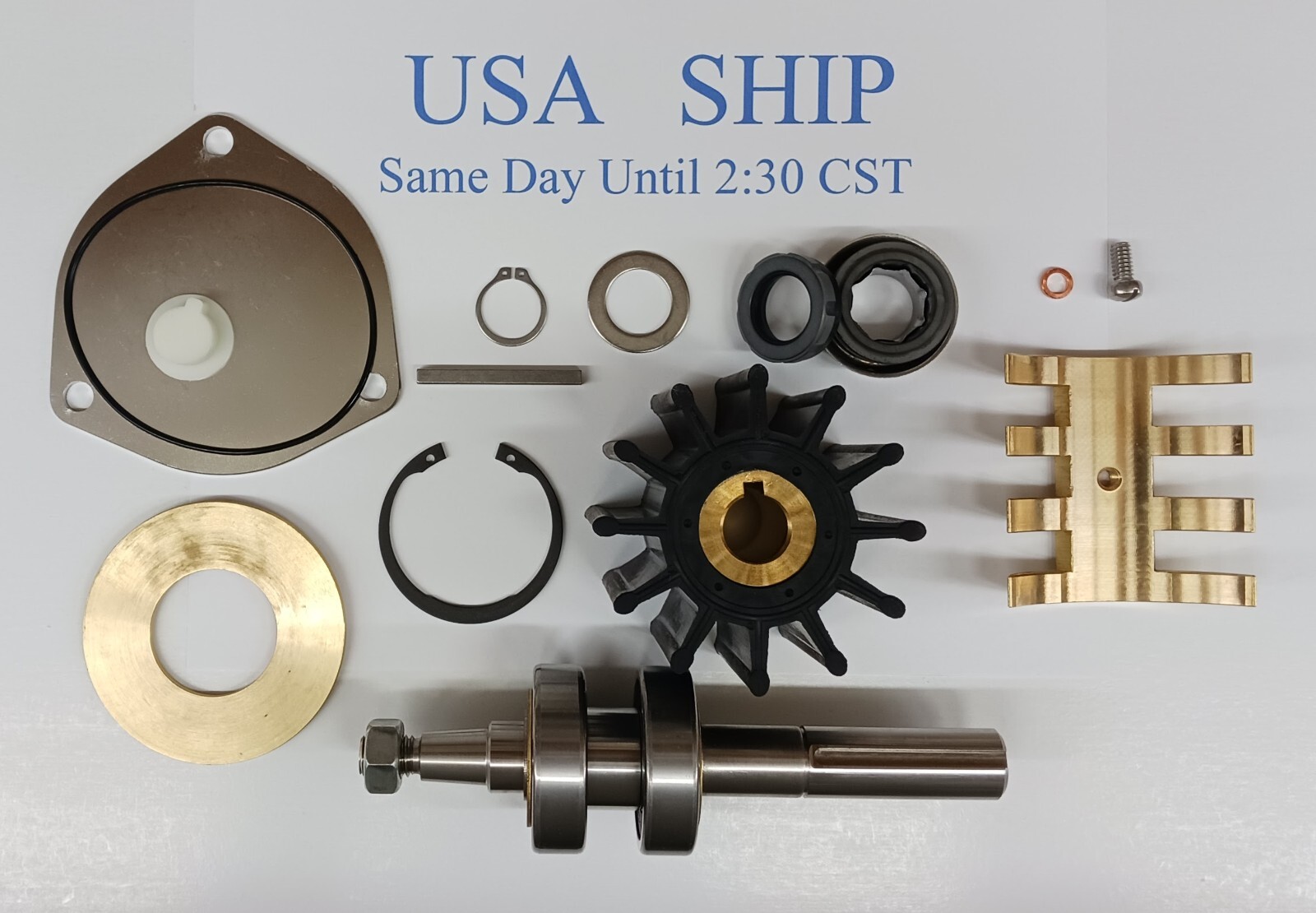 Major Repair Kit Sherwood Pump P171 P176 P176X W / Shaft Major Repair Kit Sherwood Pump P171 P176 P176X W / Shaft