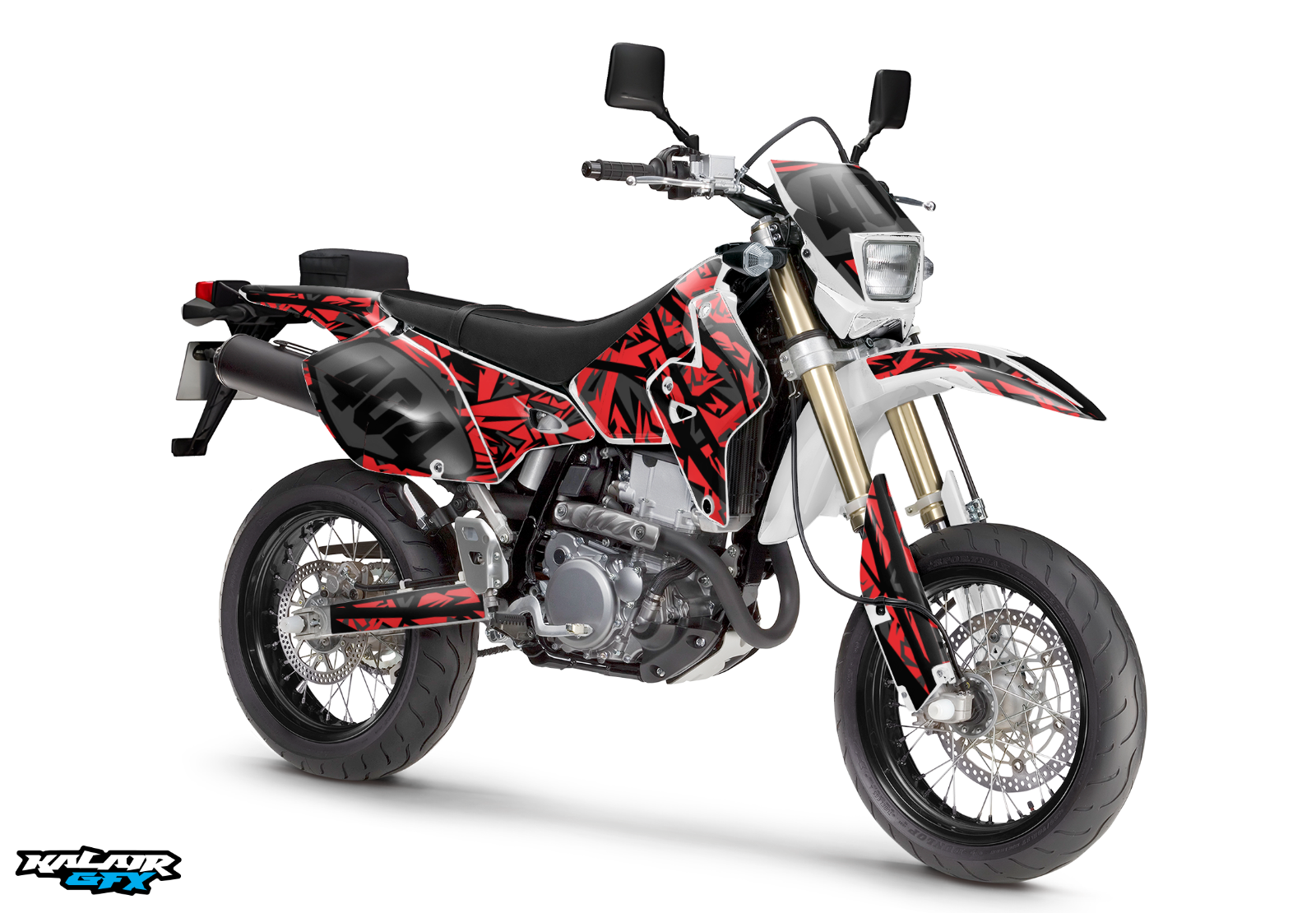 Graphics kit for Suzuki DRZ400 SM S E (All years) Shatter