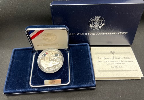 【未開封】レブ・イ・ソル 5CD KOLEKCIJA 1983.~1989. 1991-1995 50th Anniversary World War II Silver Dollar Coin