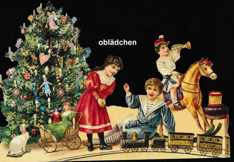 #Feuilles Chromos# Ef 5180 Image - Carte / Riesenoblate : Enfants Avec