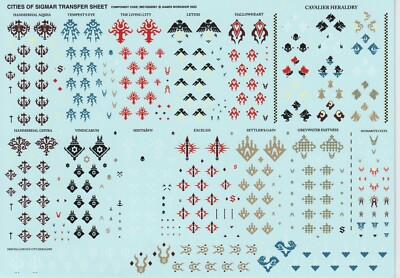 Cities of Sigmar - SINGLE TRANSFER SHEET - Warhammer Age of Sigmar Empire