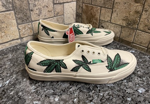 NEW! Vans UA OG Authentic LX “Sweet Leaf” 420 Shoes Mens