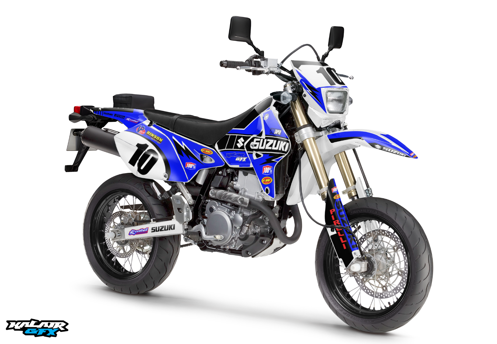 SUZUKI DRZ400SM純正シート 青ストラップ付き SUZUKI DRZ400SM純正シート 青ストラップ付き 2000-2024 Suzuki