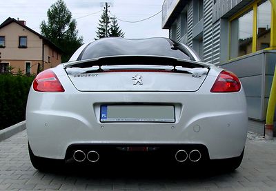 DUPLEX Sportauspuff für PEUGEOT RCZ 1,6 2,0 4 x 90mm mit ABE 