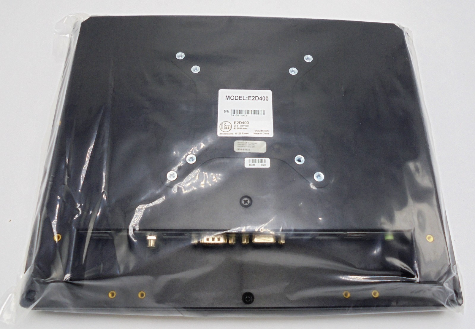 IFM E2D400, TOUCH PANEL PC. 9-24VDC 60W MAX