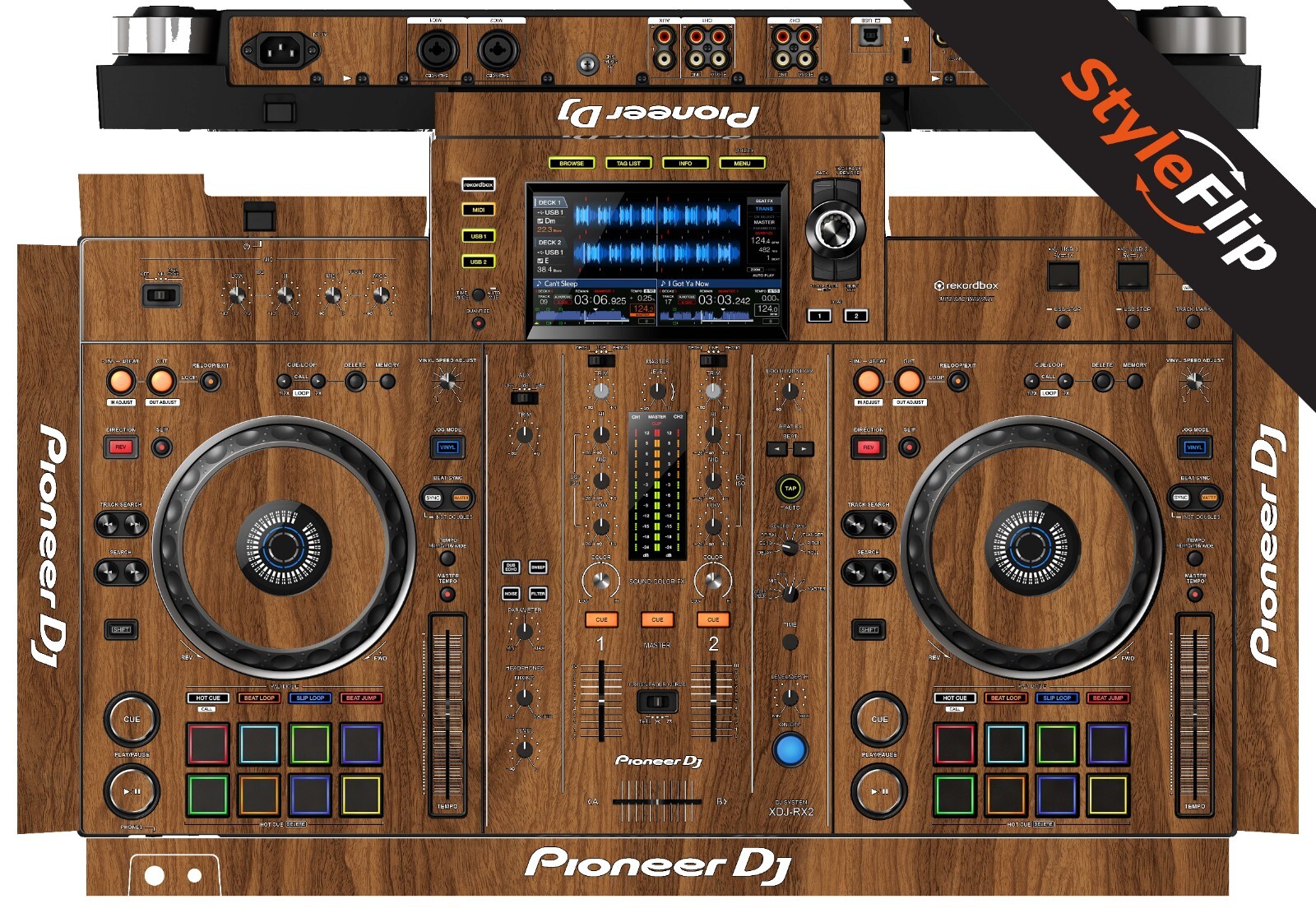 Pioneer XDJ-RX2 Skin | Wood #2 | Protective Decal