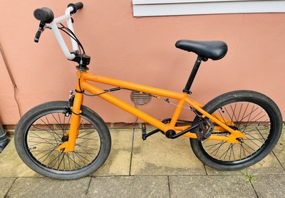 Mens Boys Orange BMX Bike