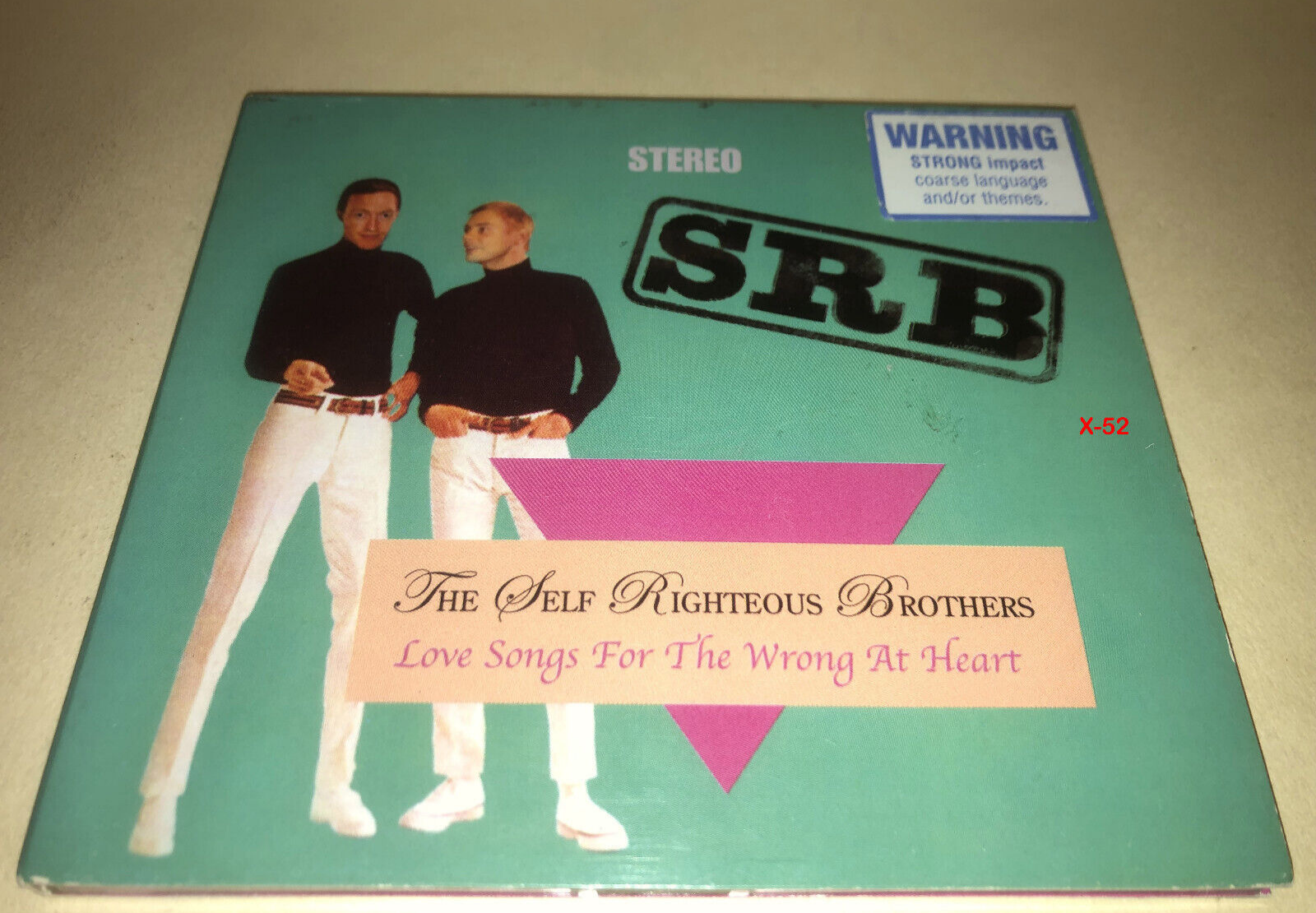 Self Righteous Brothers CD Love Songs for Wrong At Heart vocalist