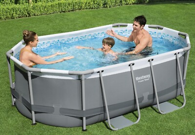 BestwayOval Above Ground Pool Set (10' x 6'7'' x 33'')| Includes Filter Pump & Ch