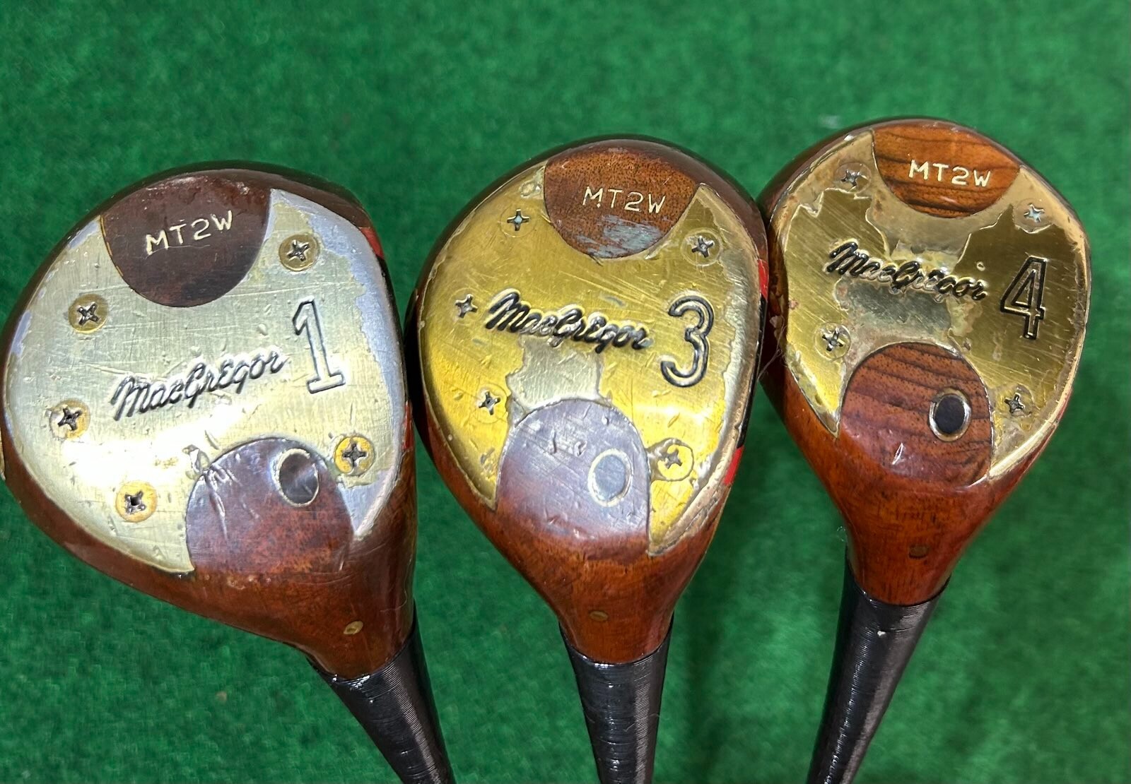 ヴィンテージ品　マグレガー　Custom Tourney 1W,3W,4W 送料込み】マグレガーのビンテージウッドのセット、Custom