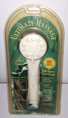 Hand Shower - Adjustable Handheld Shower - 3 Spray Patterns - Easy Installation