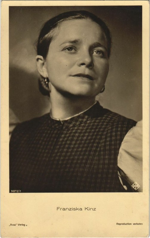 Cpa Ak Franziska Kinz Film Stars (1150485)