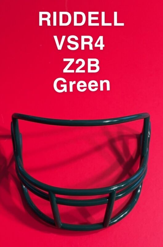 RIDDELL Z2B VSR4 Green Mini Football Helmet Face Mask Replacement Conversion NEW