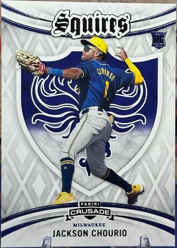 Jackson Chourio 2024 Panini Crusade Squires Rookie Card