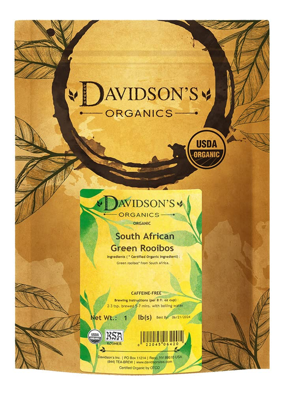 Davidson'S Organics, South African Green Rooibos, Loose Leaf
