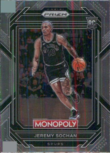 2022-23 Panini Monopoly Prizm #80 Jeremy Sochan San Antonio