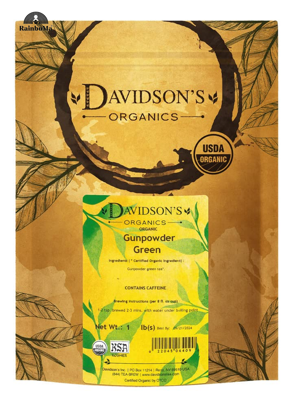 Davidson'S Organics, Gunpowder Green, Loose Leaf Tea, 16-Oun