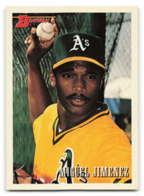 BRA80年！レア！Miguezinho Gabriel/Same MIGUEL JIMENEZ 1993 BOWMAN BASEBALL #133 Oakland Athletics | eBay