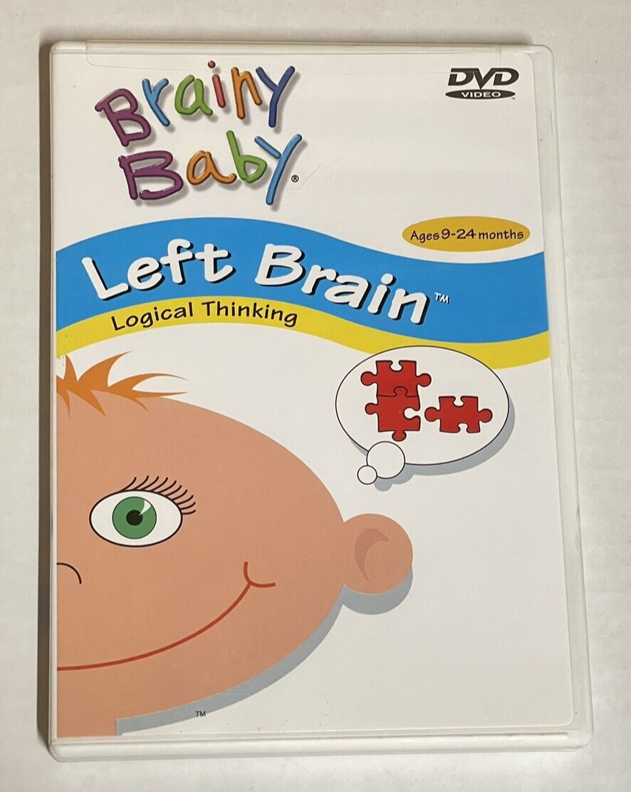 Brainy Baby Left Brain DVD Logical Thinking Ages 9-24 Months