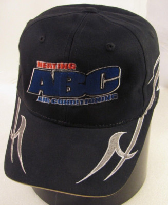ABC Air Conditioning Hat Men Black Silver Tribal Tattoo Modern Logo Employee Cap