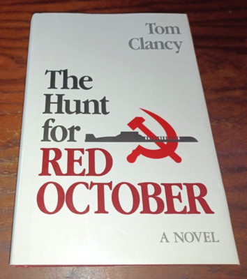 Tom Clancy / The Hunt For Red October / TRADE EDITION HBDJ FULL-CLOTH