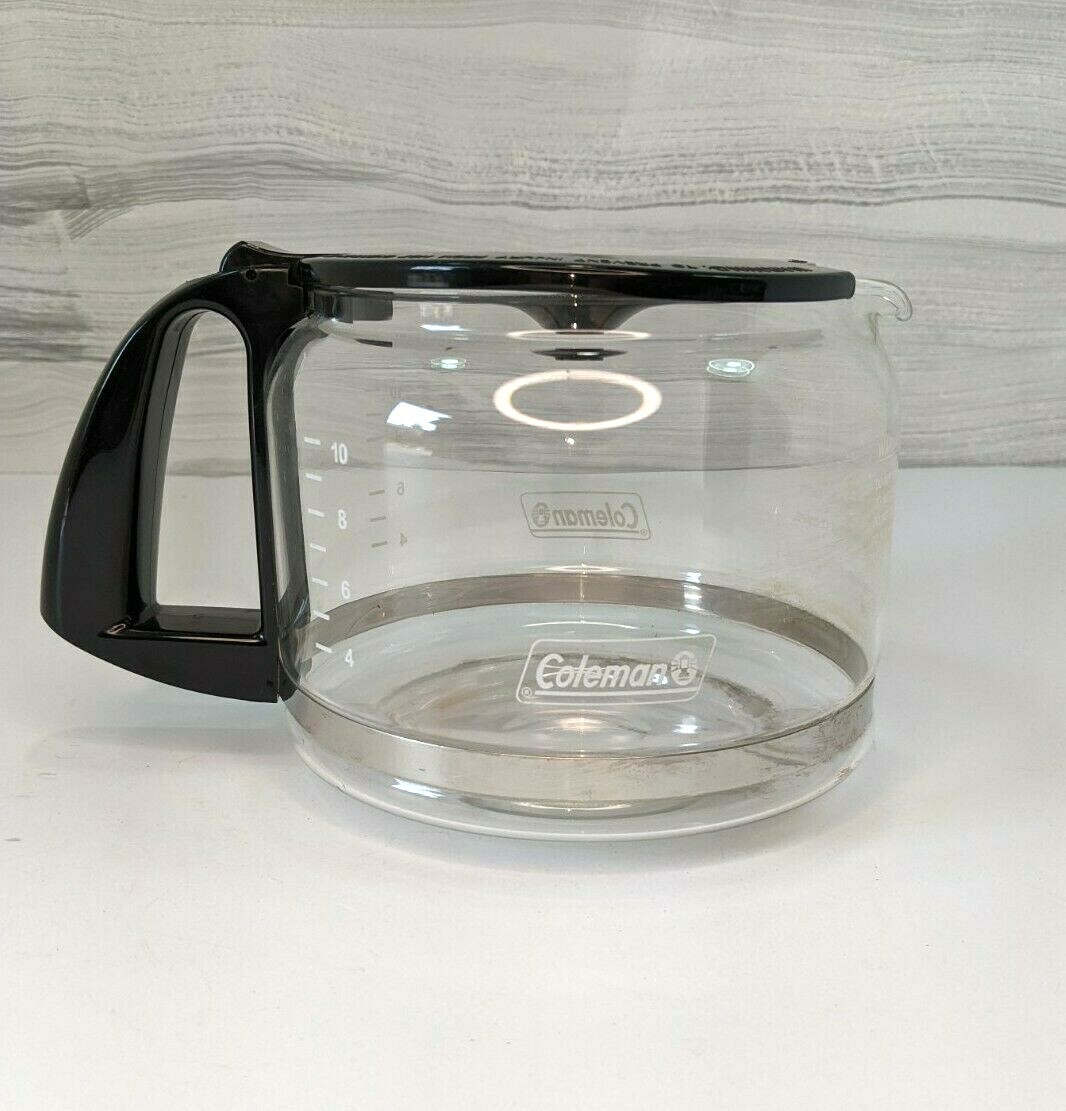 Coleman Camping 10 Cup Replacement Glass Drip Coffee Carafe Pot