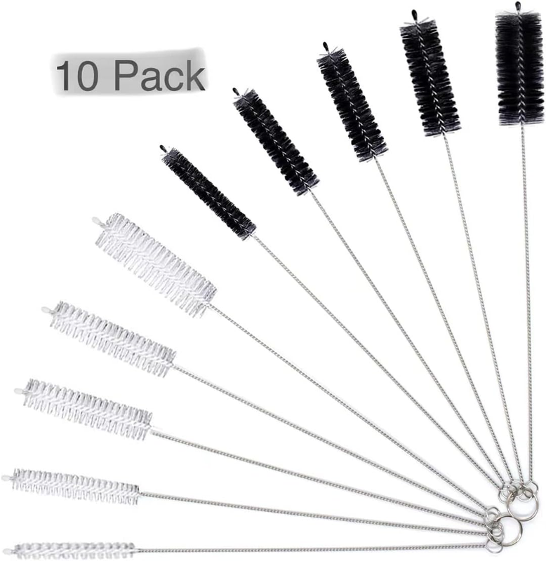 Straw Cleaner Brush Extend 12 inch, Wide 4 8 10 12 16mm diam Drink Straw Cleaner