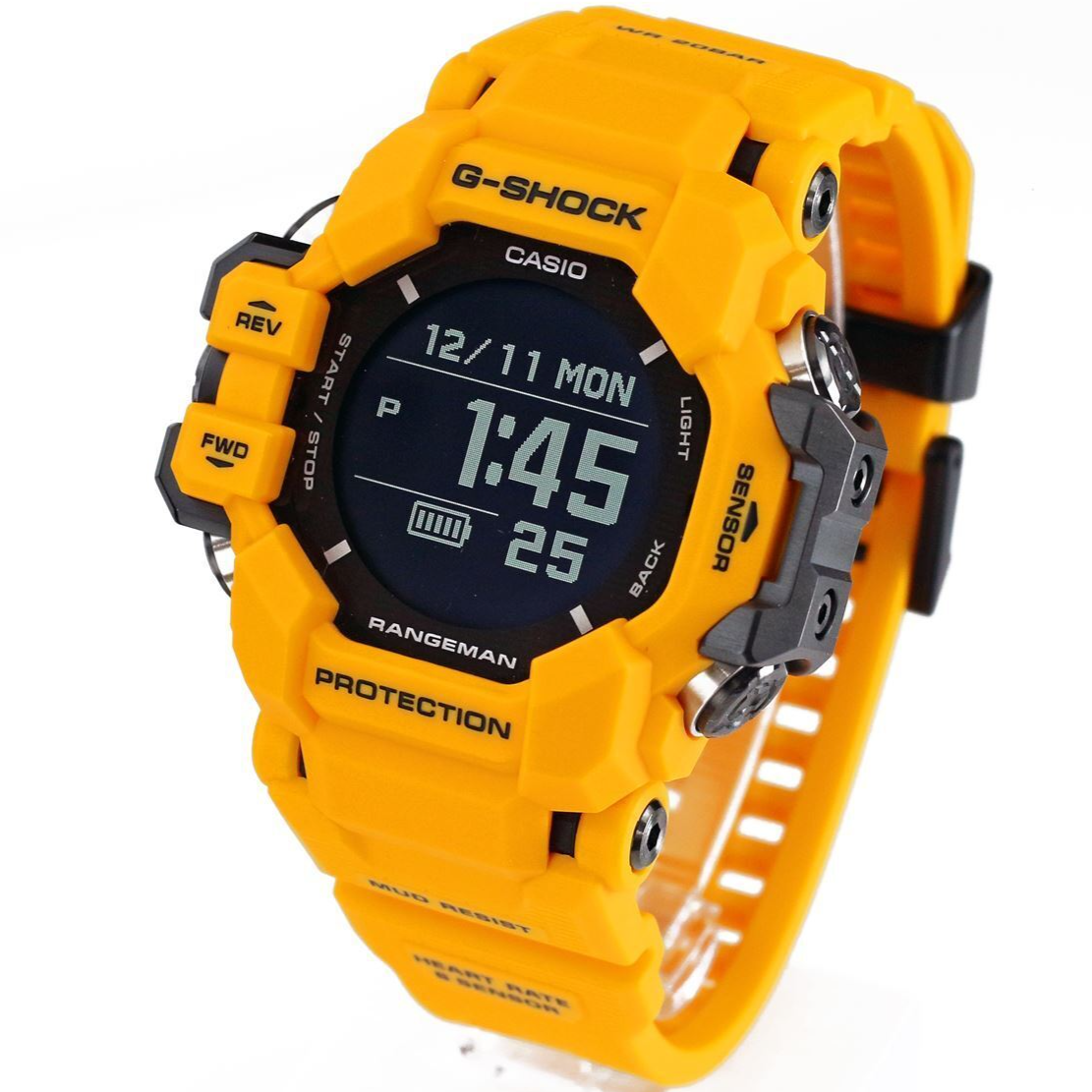 Pre-owned Casio G-shock Rangeman Gpr-h1000-9jr Bluetooth Gps Radio Solar Watch 53.2mm