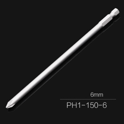 PH1/PH2 Φ3mm~6mm * 150mm~200mm Extended Bit Electric Screwdriver Phillips Bit