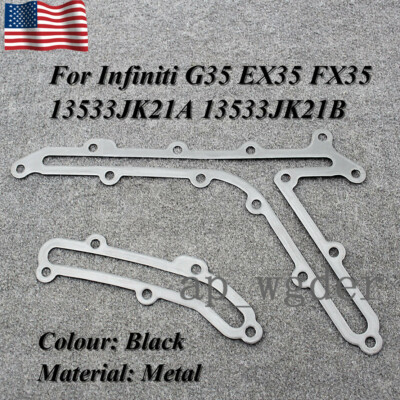 Set of 2 Fits Infiniti G35 FX35 EX35 13533JK21A 13533JK21B Oil Gallery Gasket