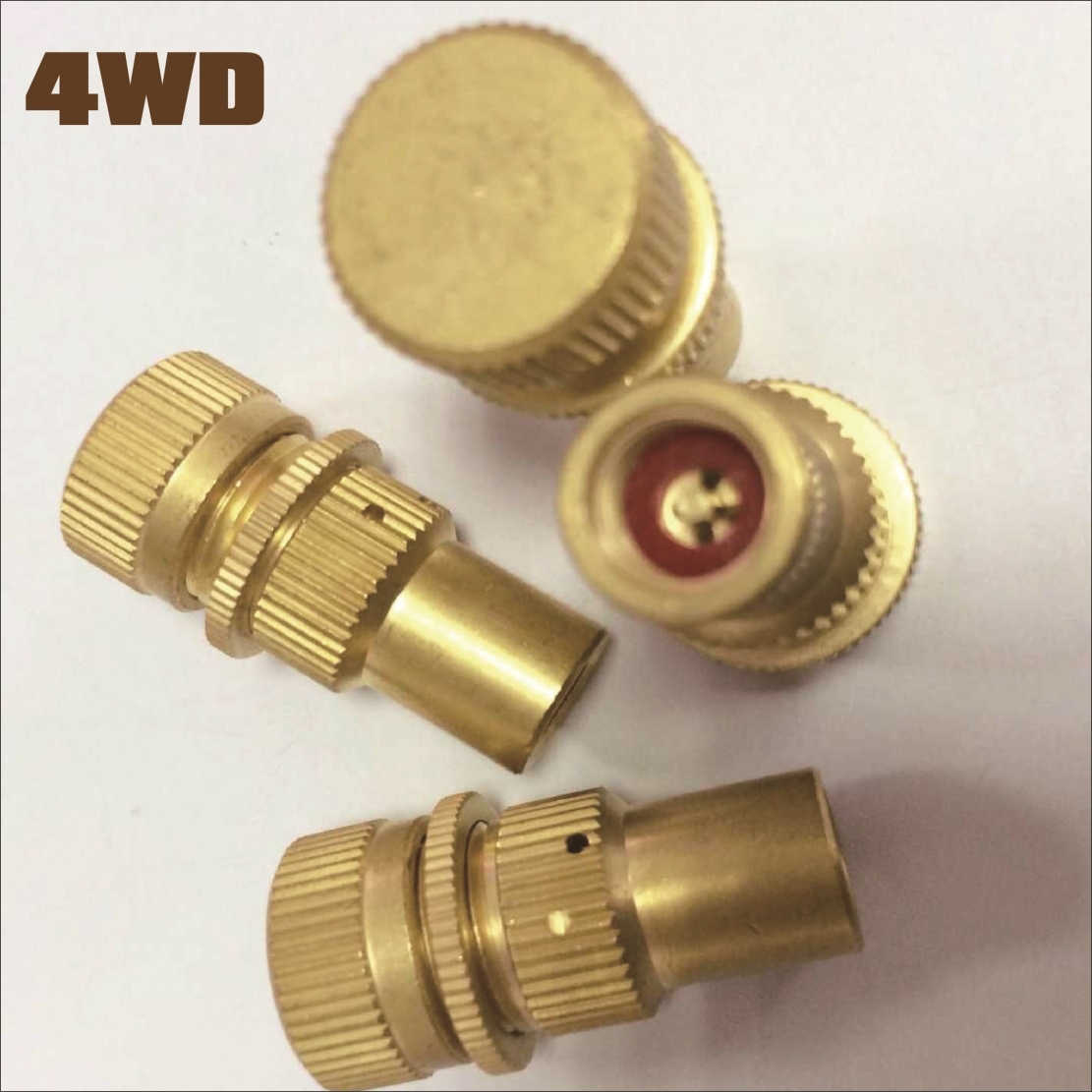 Tyre Deflators x4 Brass Air Deflator 660 PSI Tire Valve Core Tool 4WD
