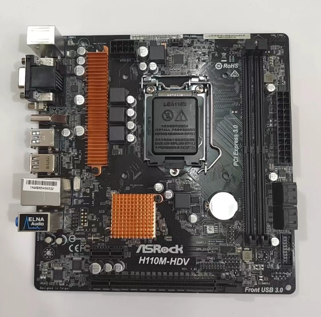 CPU ASRock H110M-HDV + Intel Core i7-6700K ASRock > H110M-HDV