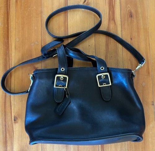 バッグ Coach Pocket Flap Legacy Satchel handbag NWT Coach Ltd Legacy Black Leather Top Handle Brief Pocket