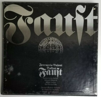 Doktor Faust  Busoni Fischer Dieskau 3 LP Box Set LP DG 2709 032 