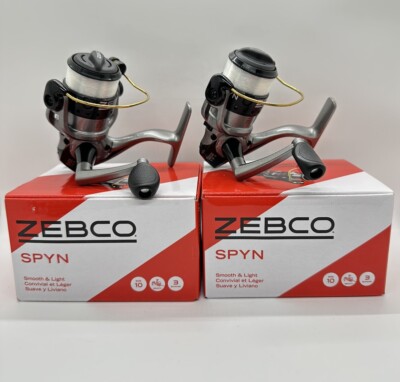 Zebco Spin sz 10 Spinning Reel NEW IN BOX Smooth & Light LOT OF 2 REELS