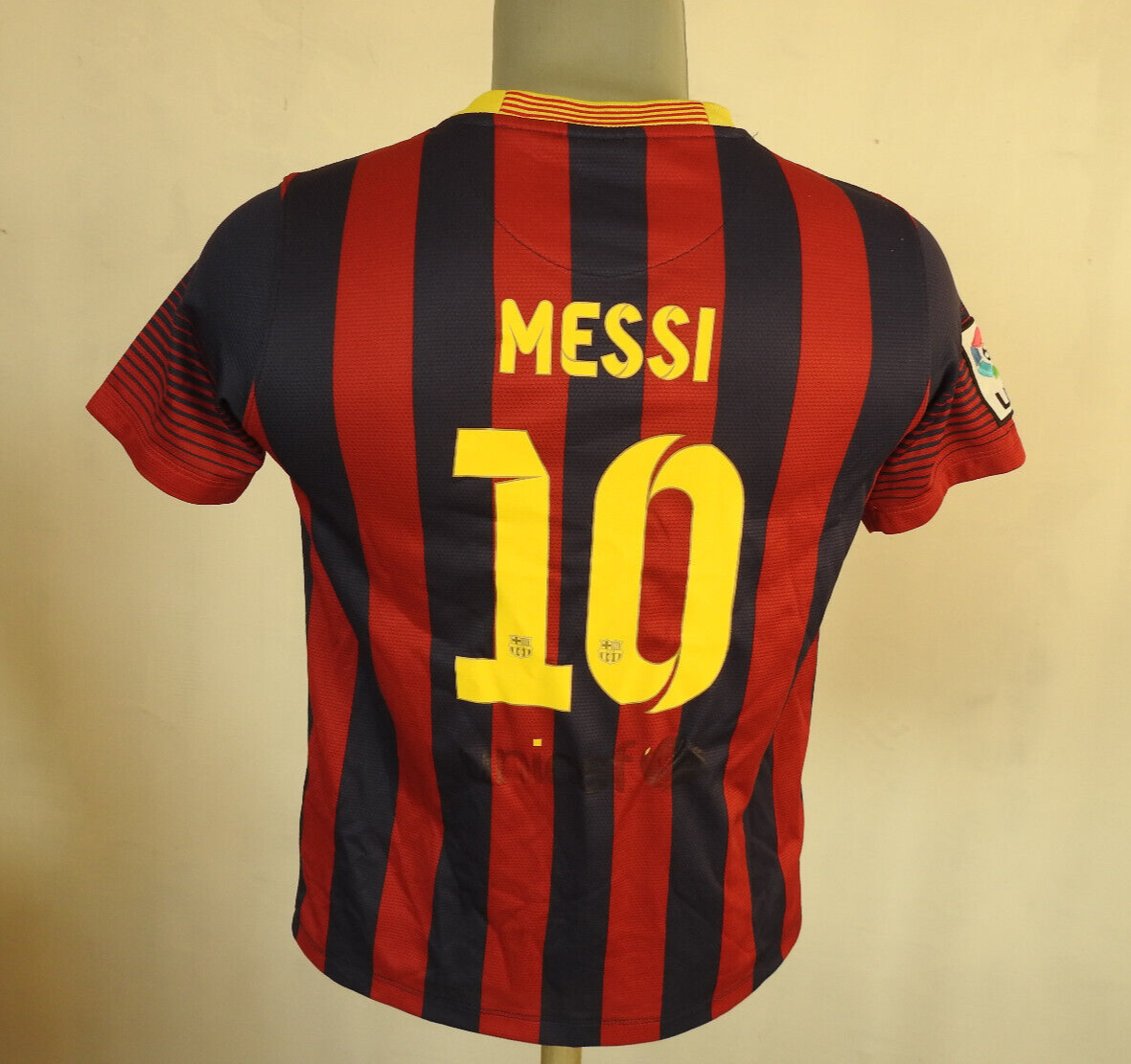 FC Barcelona 2013 Home Jersey #10 Messi Nike T-Shirt Size