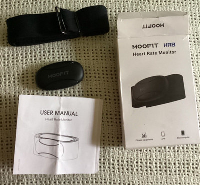 moofit HR8 Heart Rate Monitor Chest Strap, Real-Time Heart Rate Data
