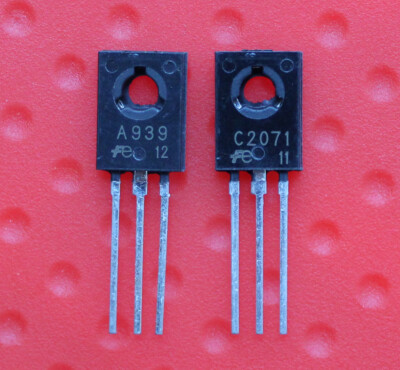 5pair 2SA939/2SC2071 A939/C2071 Transistor FUJITSU TO-126