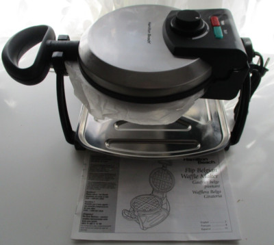 Hamilton Beach Flip Belgian Waffle Maker - Stainless Steel