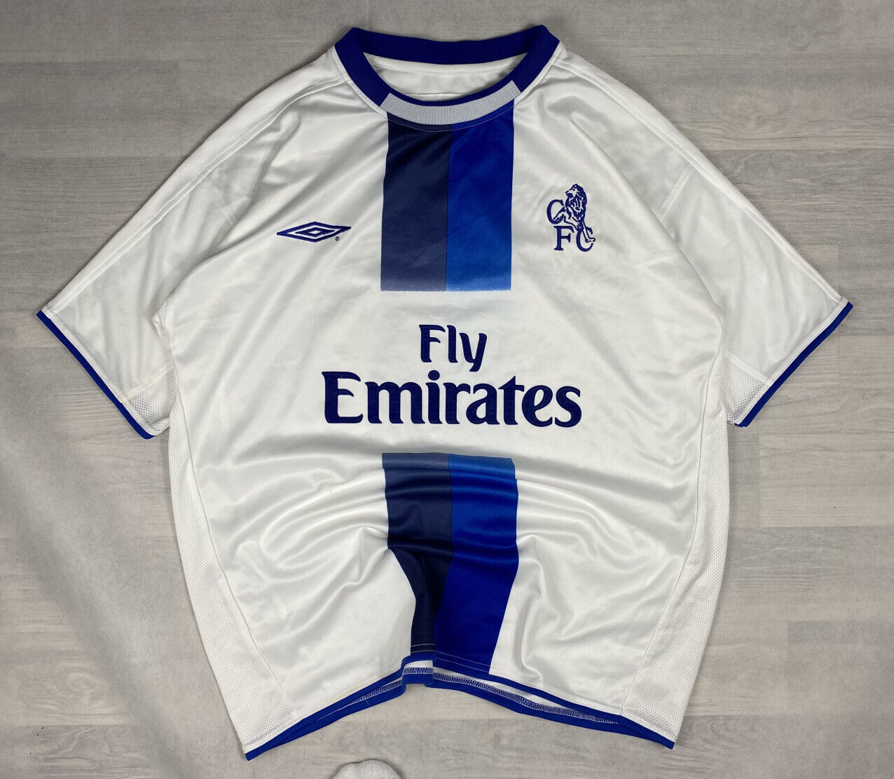 美品】チェルシーFC サッカーマフラー adidas CHELSEA ドイツ製