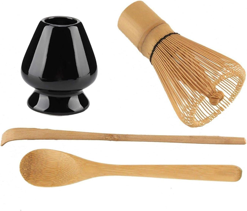 4727, Matcha Whisk Set Japanese Chasen Bamboo Whisk Tea Spoon And