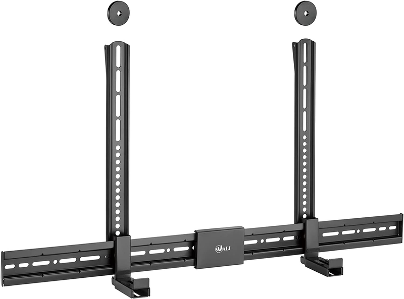 Soundbar TV Mount, Sound Bar Bracket for Mounting under or above TV, Heavy Duty
