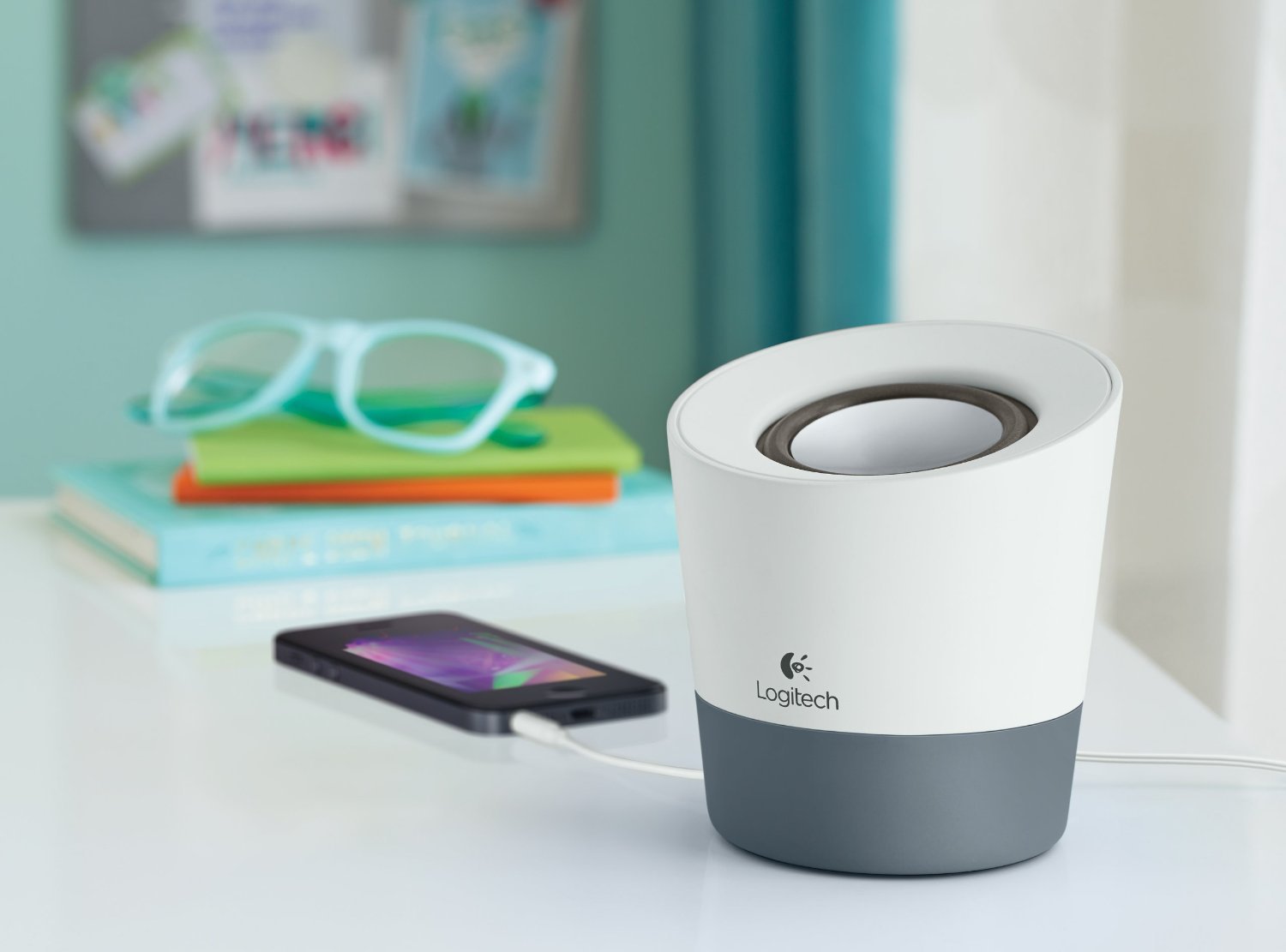 Logitech Multimedia Speaker Z50 for Smartphone, Tablet & Laptop - Grey