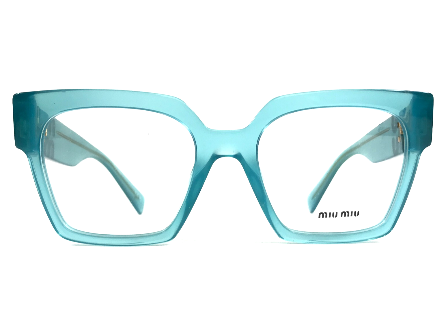 Miu Miu Eyeglasses Frames VMU04U 19L-1O1 Opal Anise