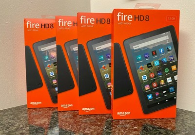 NEW Amazon Fire HD 8 Tablet with Alexa 8'' HD Display 32GB (10th Gen)   BLACK